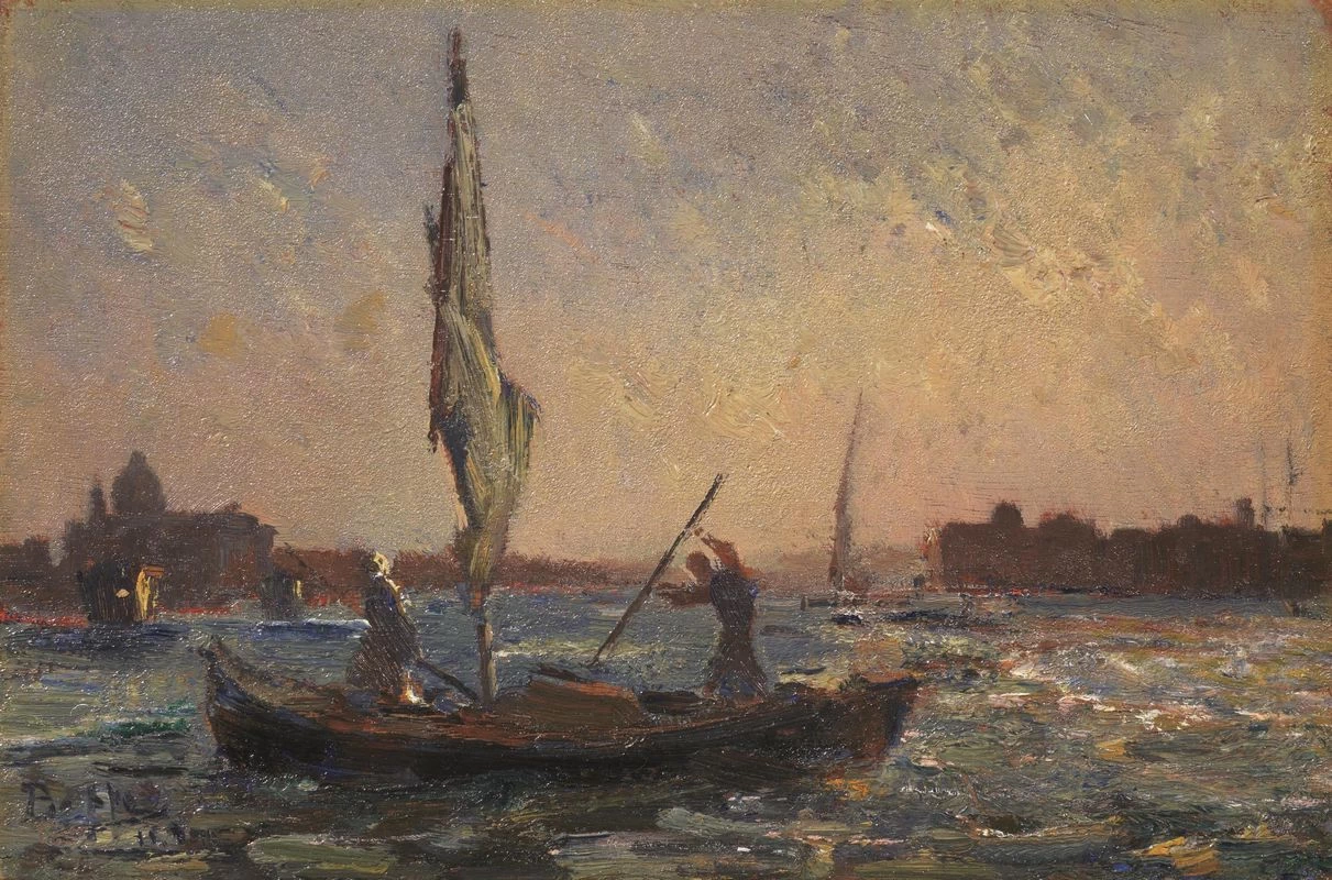 Barche al tramonto